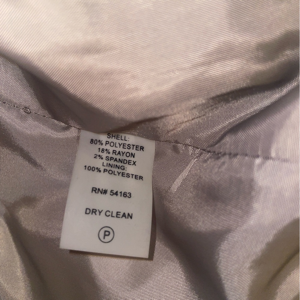 Calvin Klein Classic Gray Suit—Ladies Petite - Picture 11 of 11
